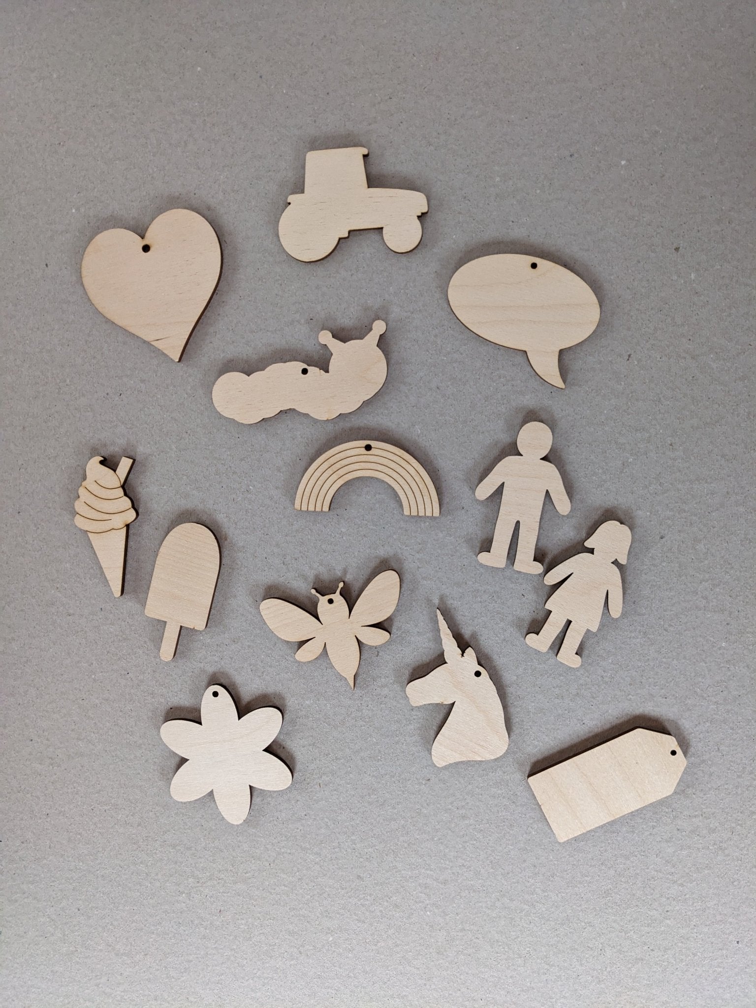Wooden Craft Shapes