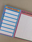 A4 Meal Planner & Shopping List Pad - The Stationery Cupboard