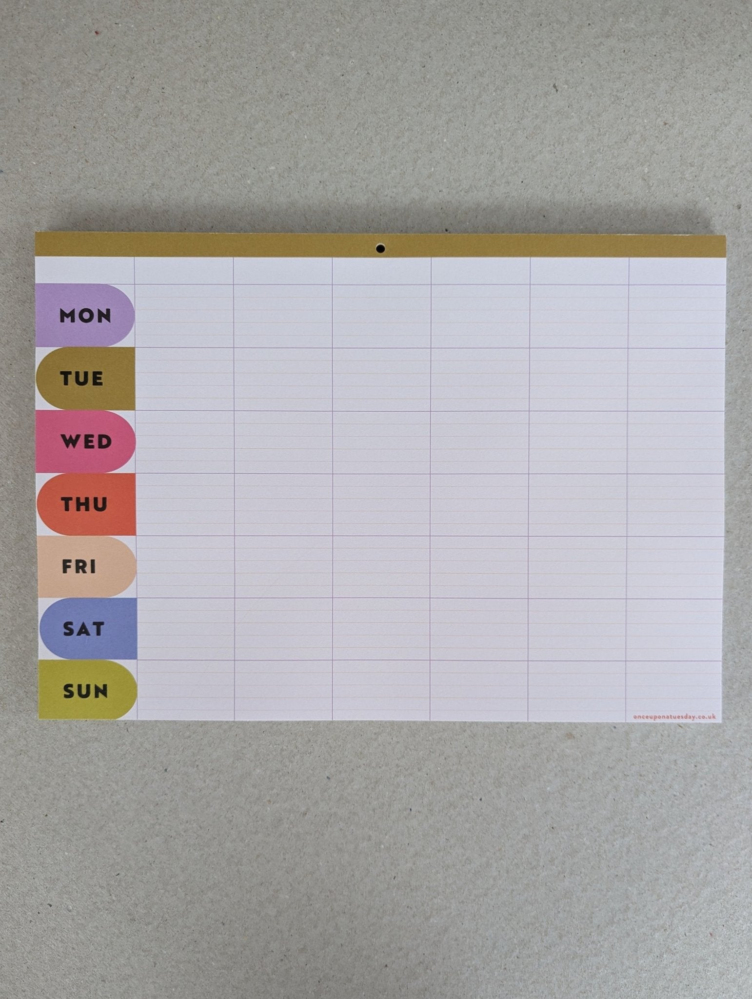 A4 Weekly / Monthly Planner Pad - The Stationery Cupboard