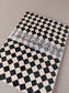 A5 Sketch / Notebook - Chequered Black & White - The Stationery Cupboard