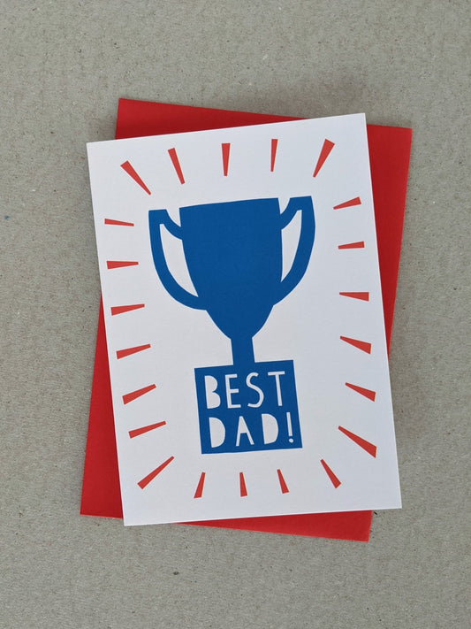 Best Dad Father's Day Greetings Card - The Stationery Cupboard