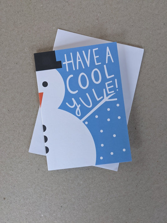 Christmas Snowman Card - The Stationery Cupboard