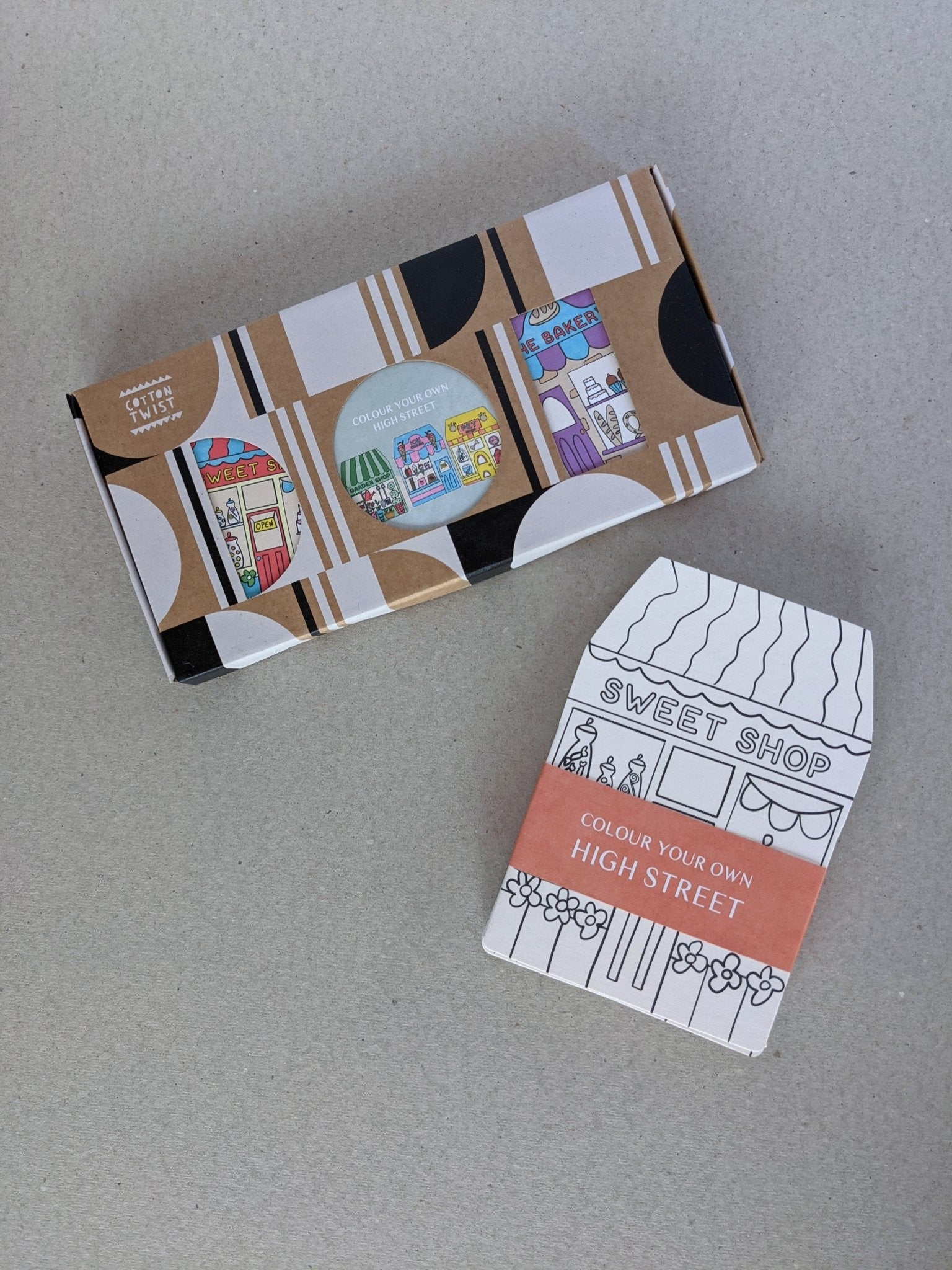 Colour Your Own High Street Craft Kit Activity Box - The Stationery Cupboard