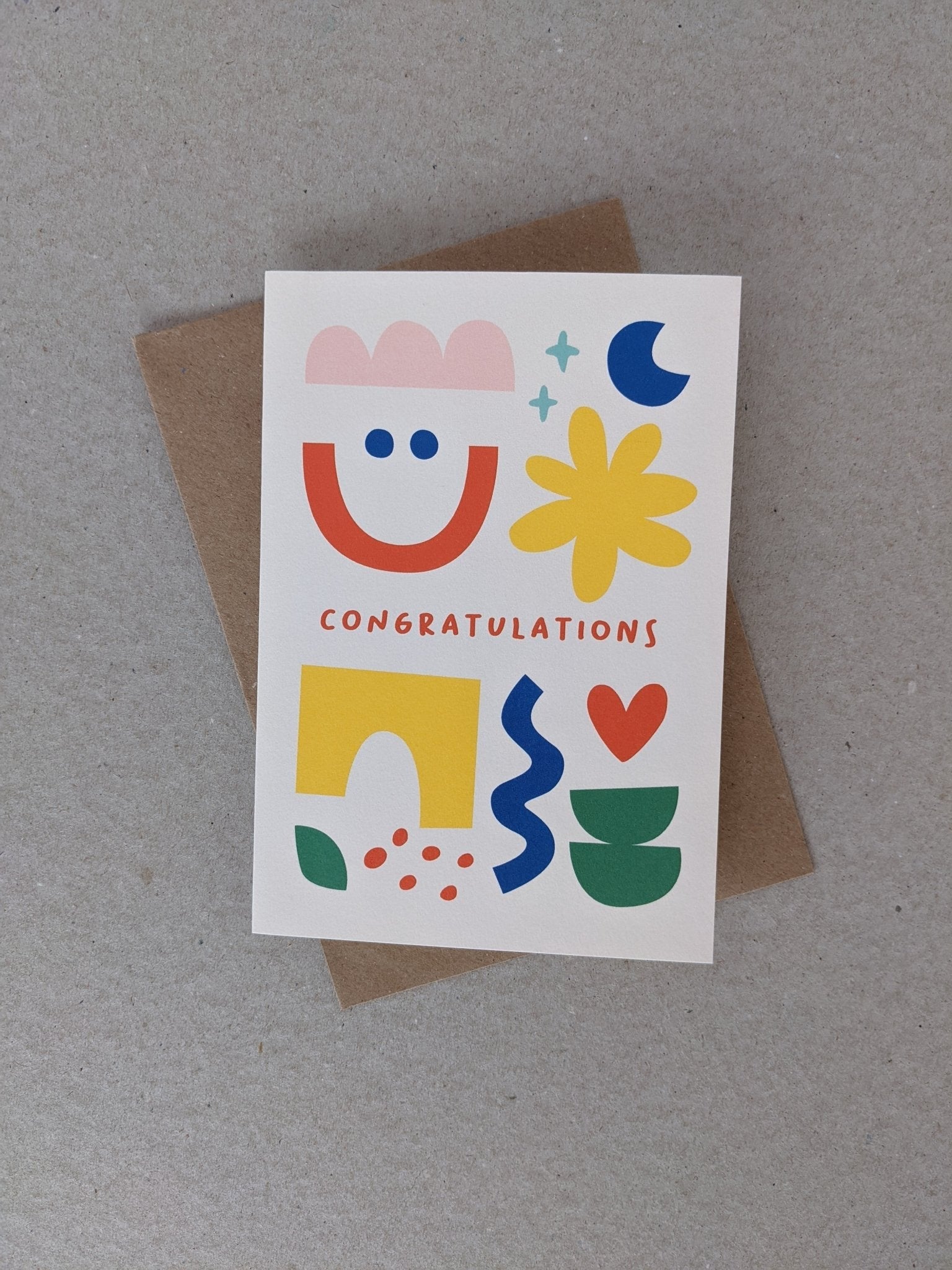 Congratulations Greetings Card - The Stationery Cupboard