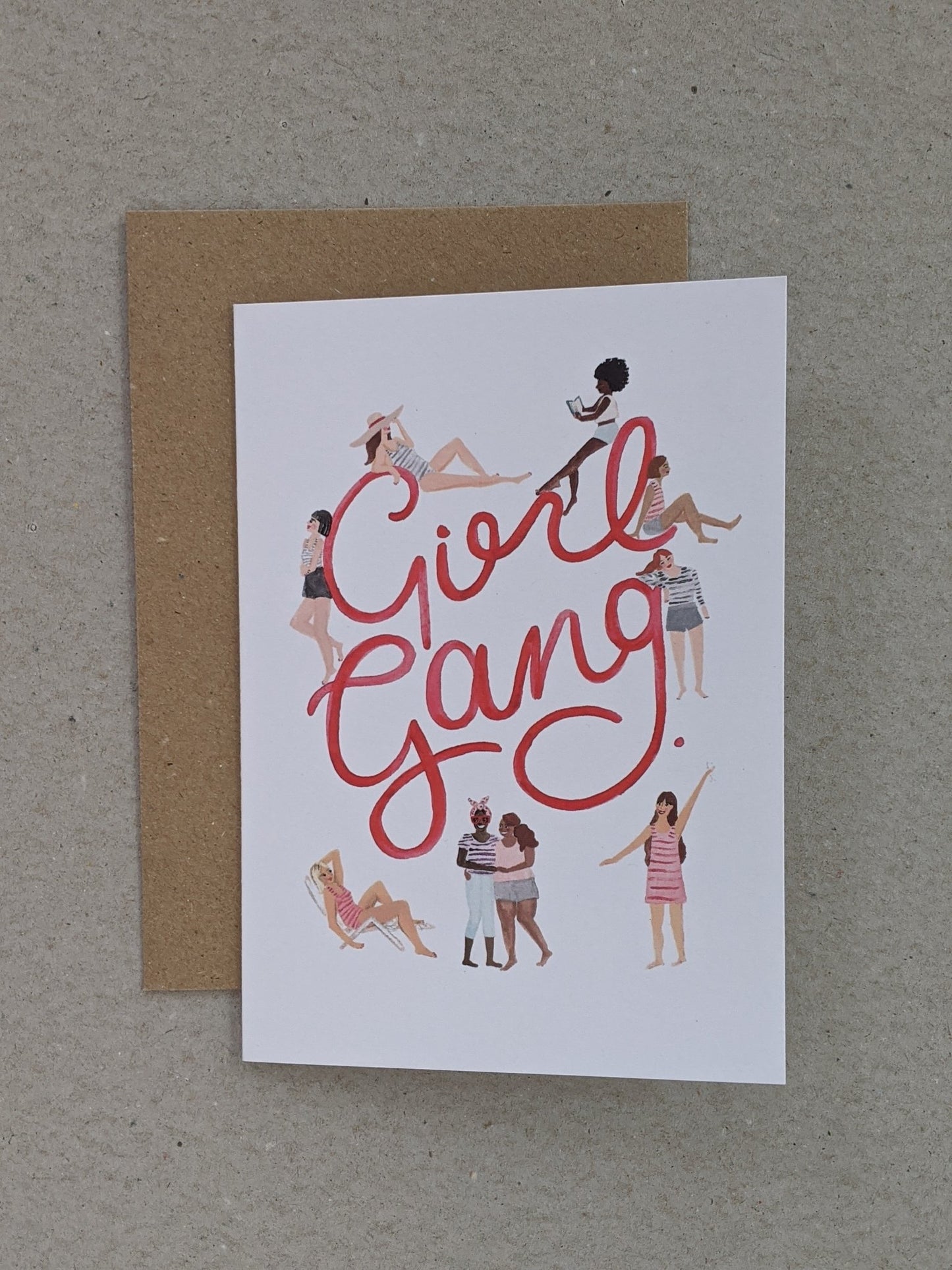Girl Gang Greetings Card - The Stationery Cupboard