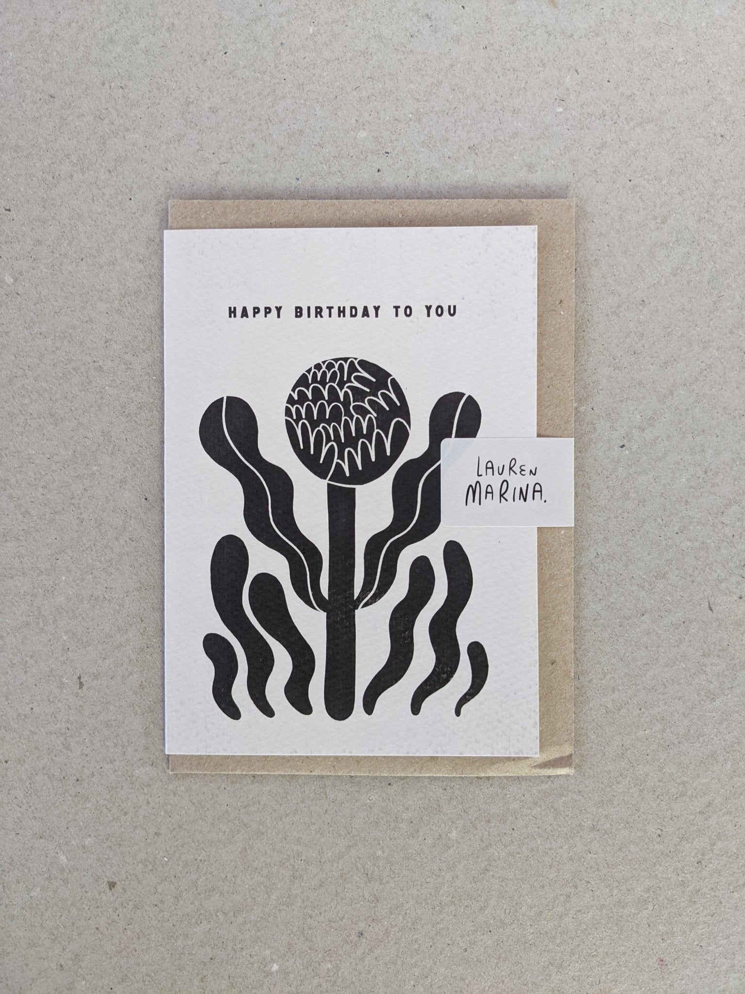 Happy Birthday To You Greetings Card - The Stationery Cupboard