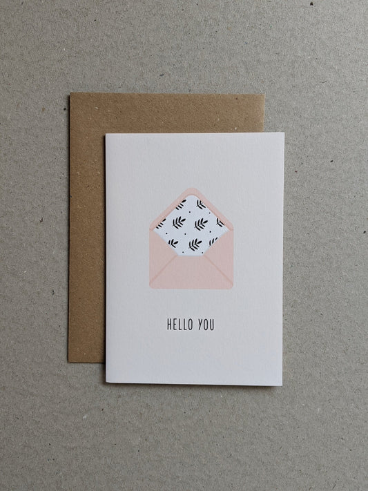 Hello You Greeting Card - The Stationery Cupboard