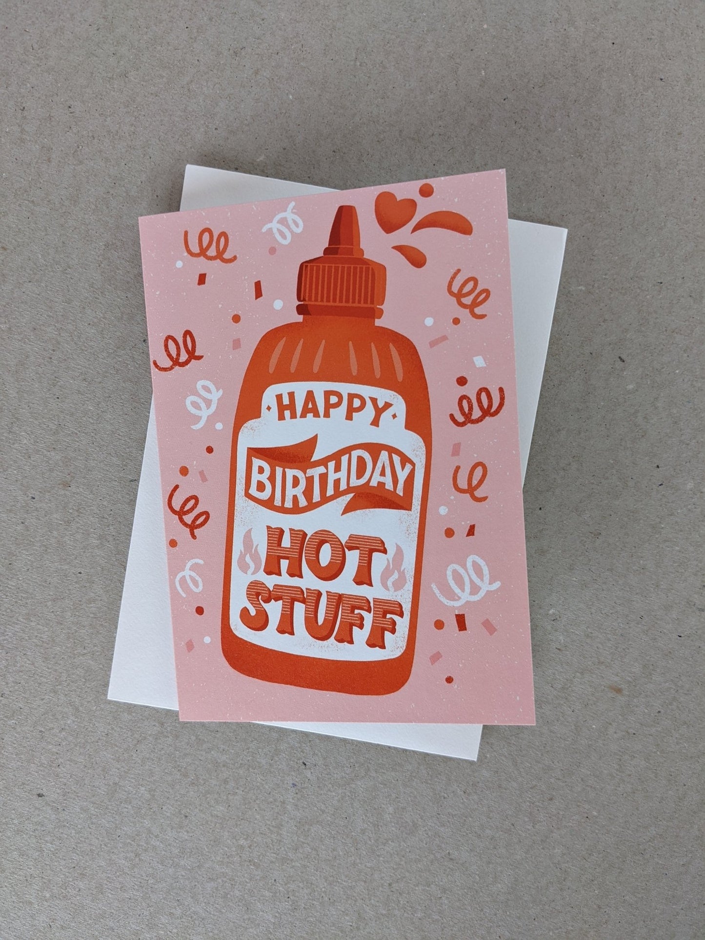Hot Stuff Birthday Greeting Card - The Stationery Cupboard