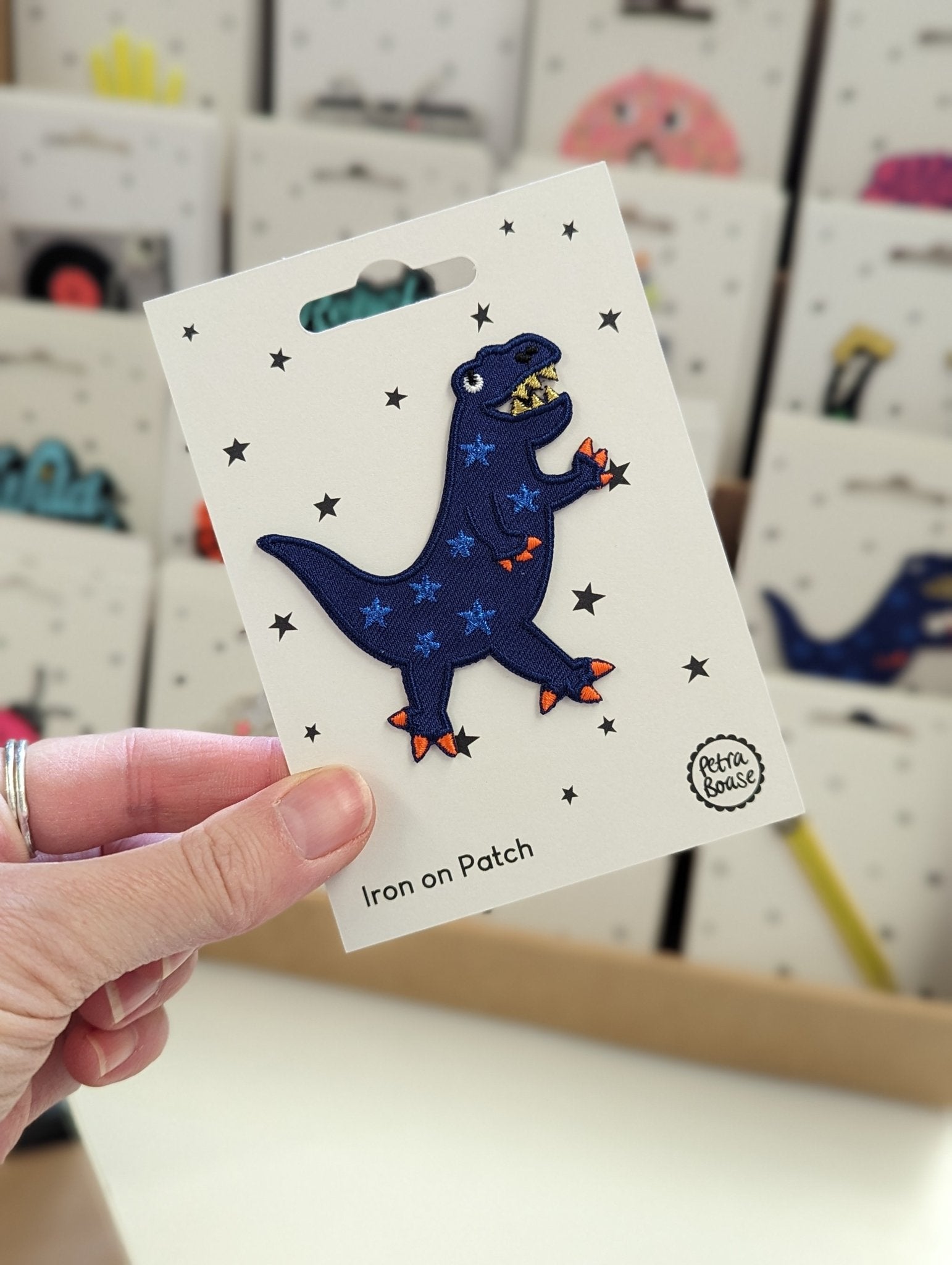 Iron on Patch - Dinosaur - The Stationery Cupboard