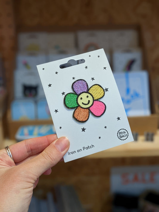 Iron on Patch - Flower - The Stationery Cupboard