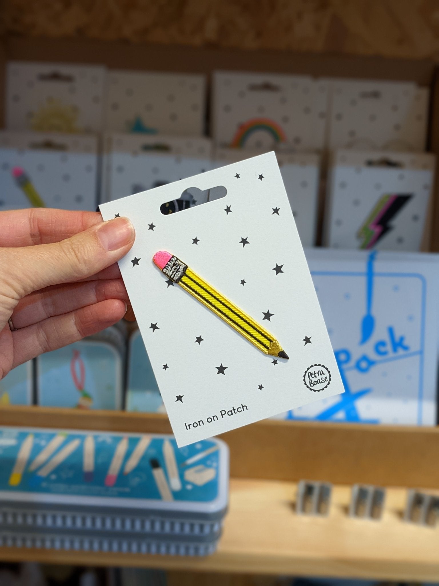 Iron on Patch - Pencil - The Stationery Cupboard