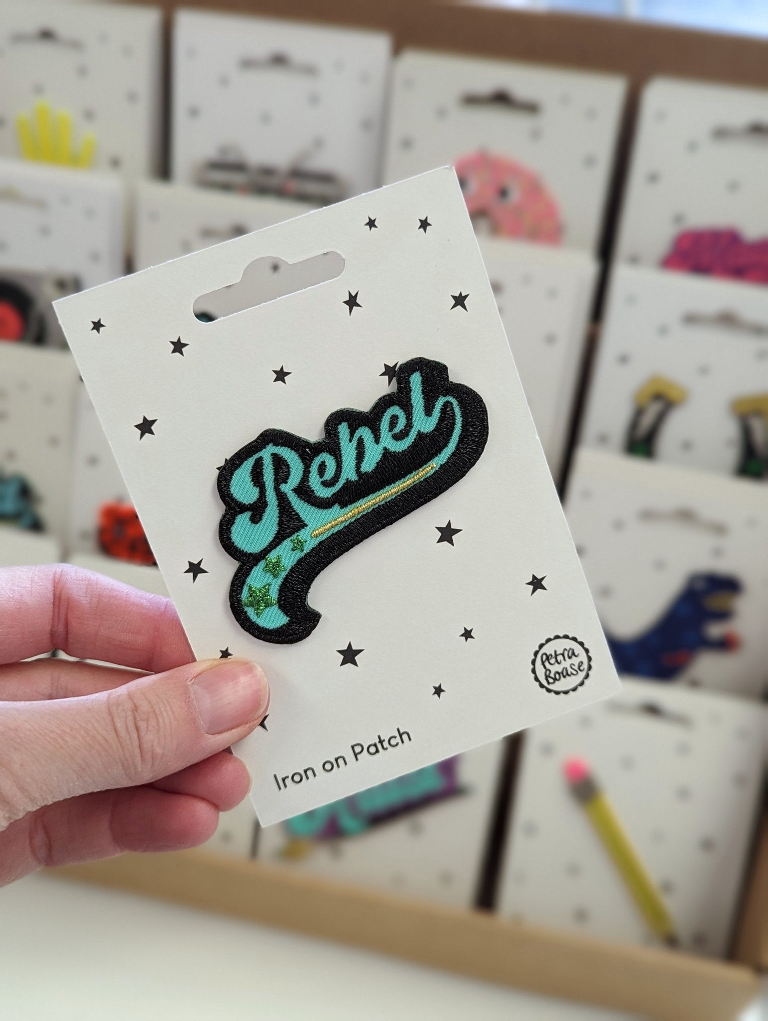 Iron on Patch - Rebel - The Stationery Cupboard