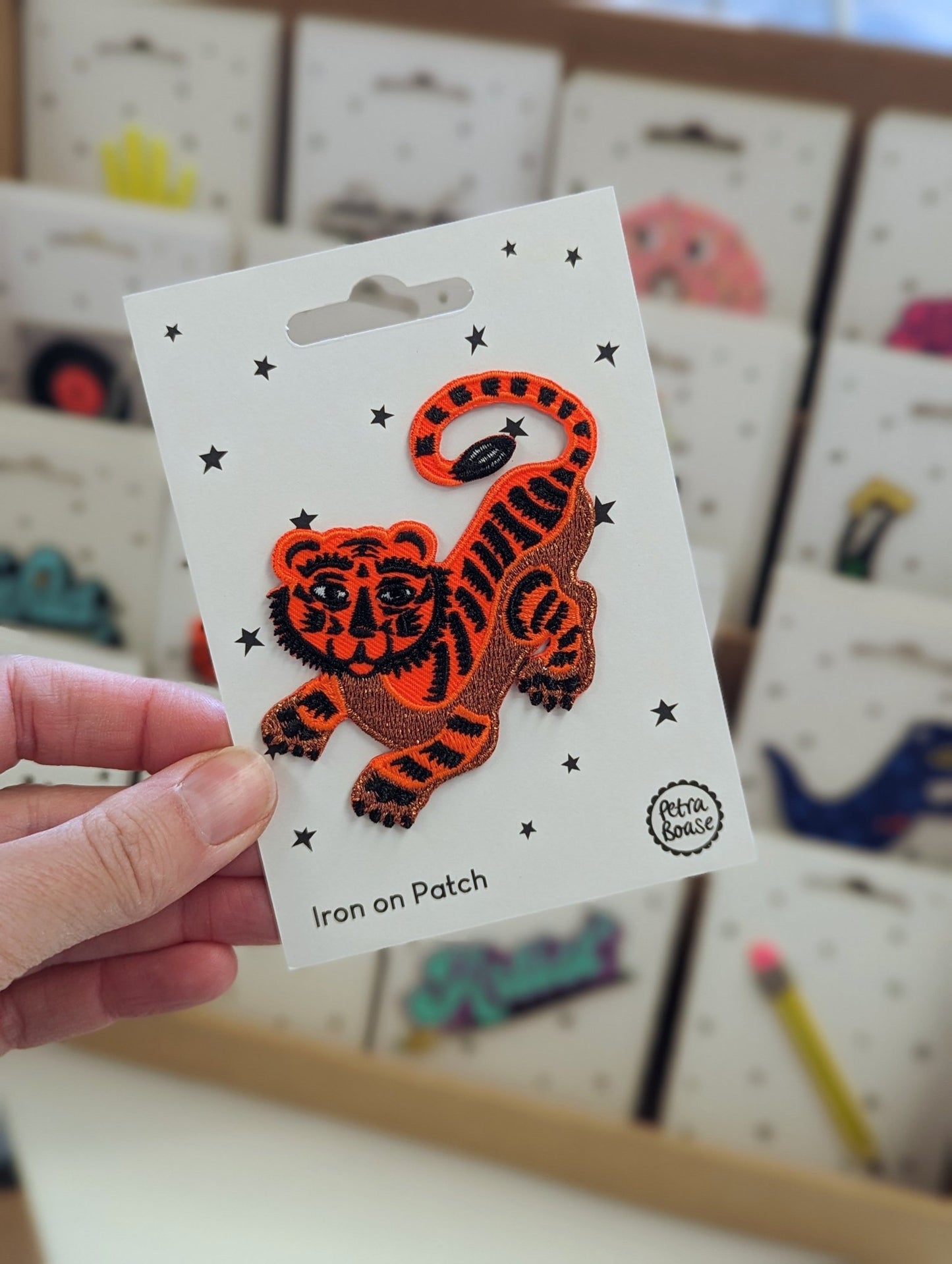 Iron on Patch - Tiger - The Stationery Cupboard