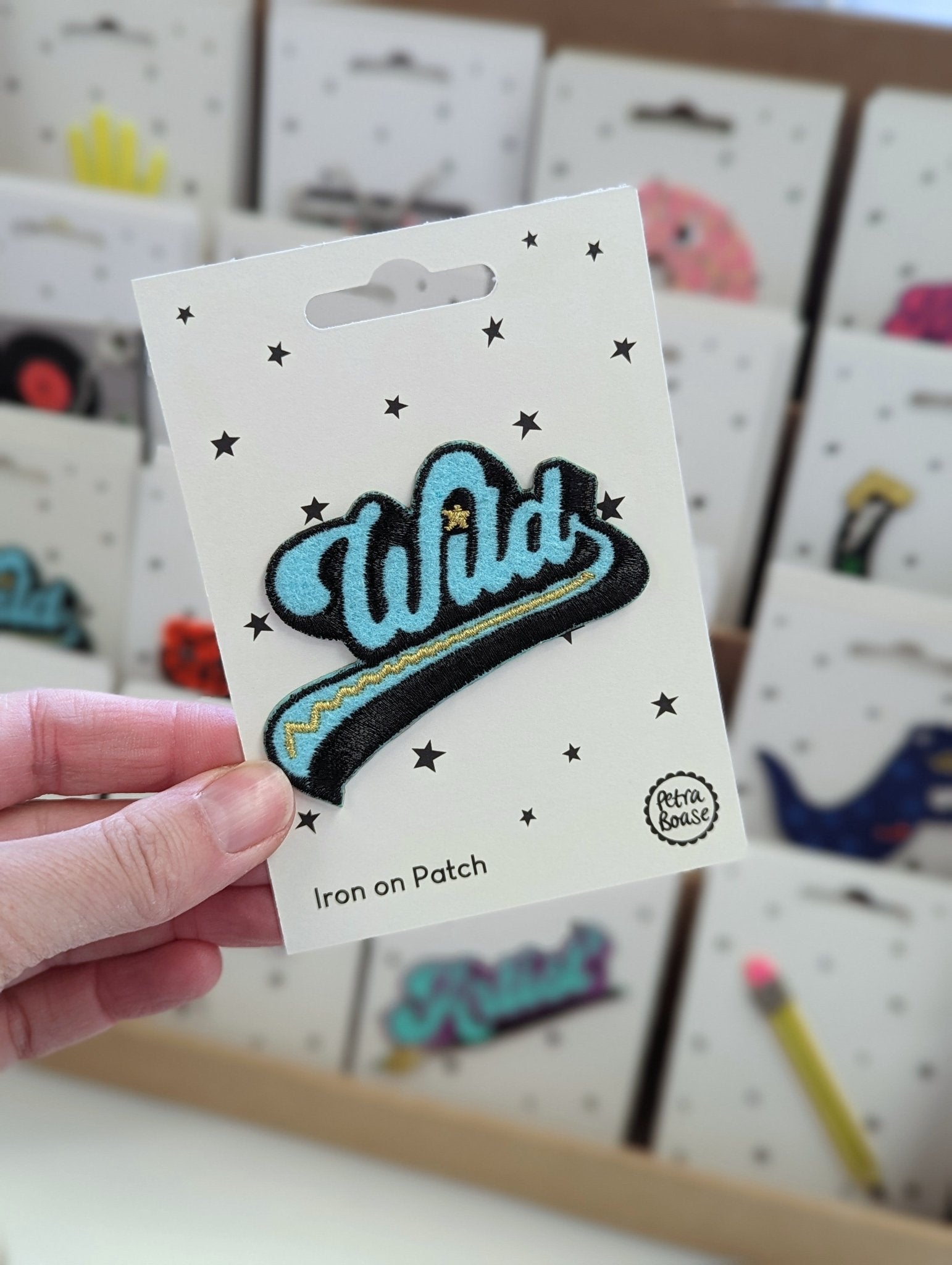 Iron on Patch - Wild - The Stationery Cupboard