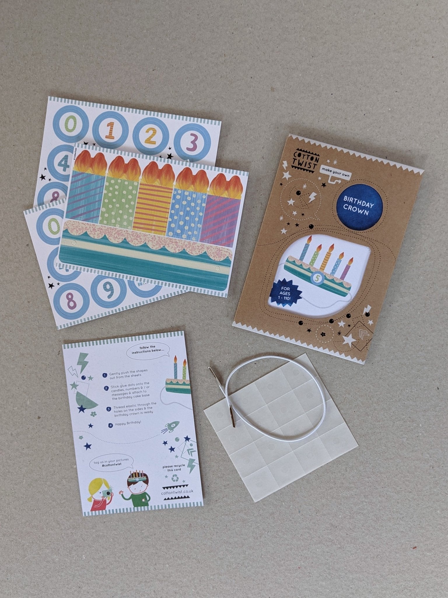 Make A Birthday Crown Kit - The Stationery Cupboard