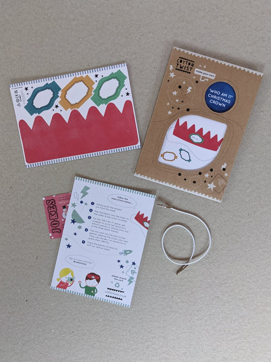 Make A Christmas Cracker Crown Kit - The Stationery Cupboard