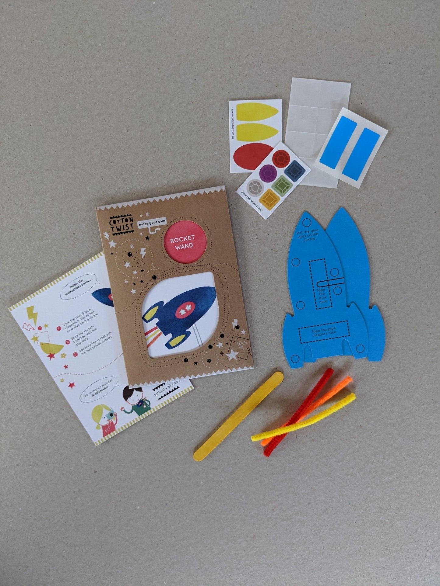Make A Rocket Wand Kit - The Stationery Cupboard