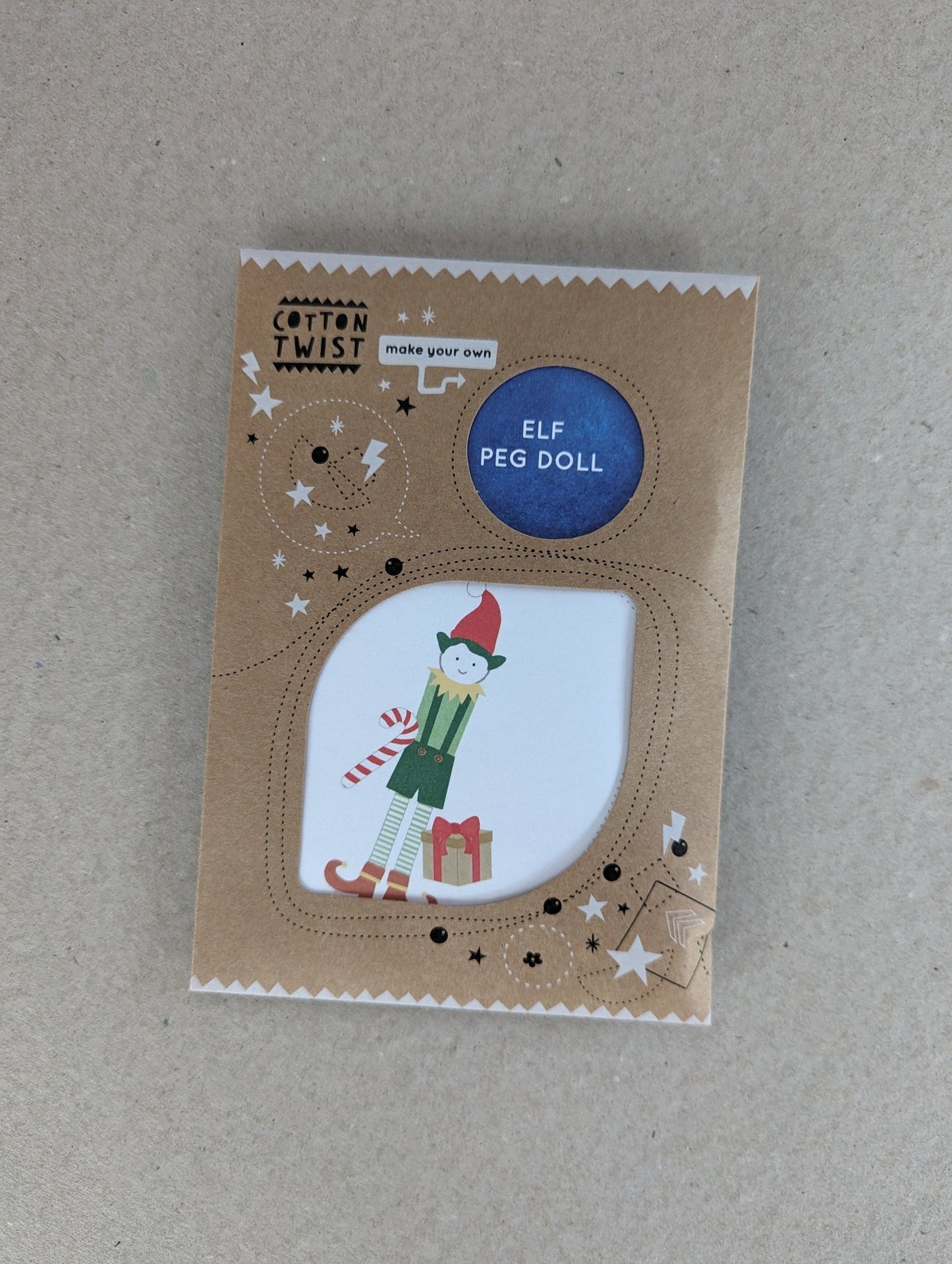 Make An Elf Peg Doll Kit - The Stationery Cupboard