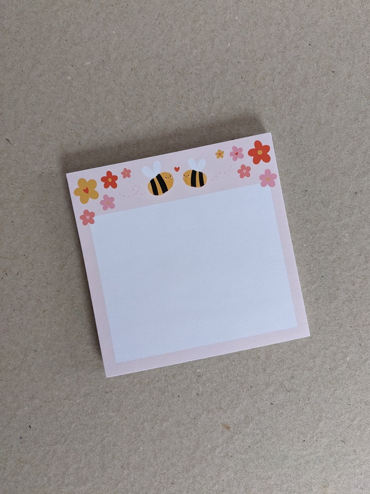 Mini Bees Square Notepad - The Stationery Cupboard