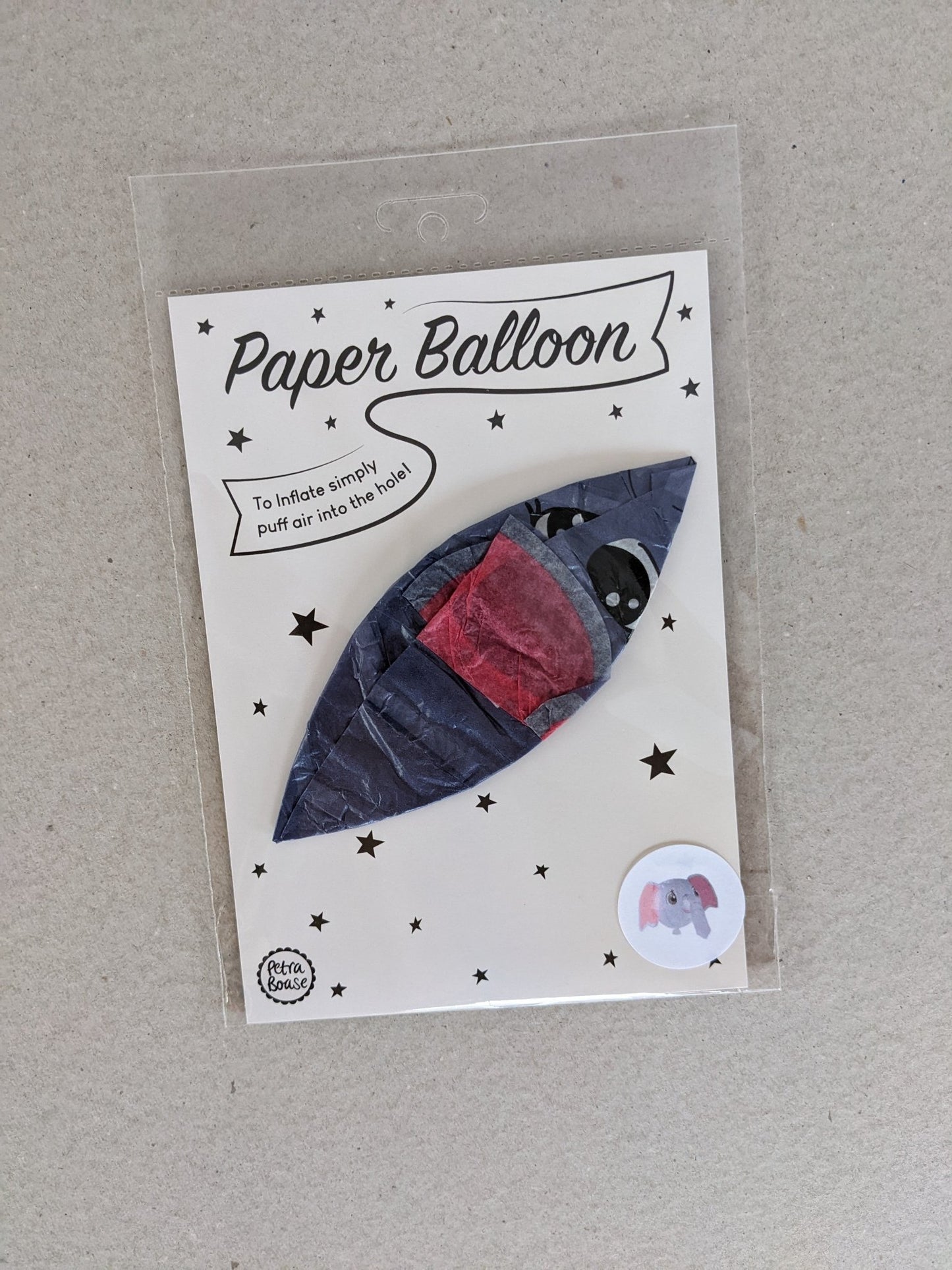 Paper Balloon - Elephant - The Stationery Cupboard