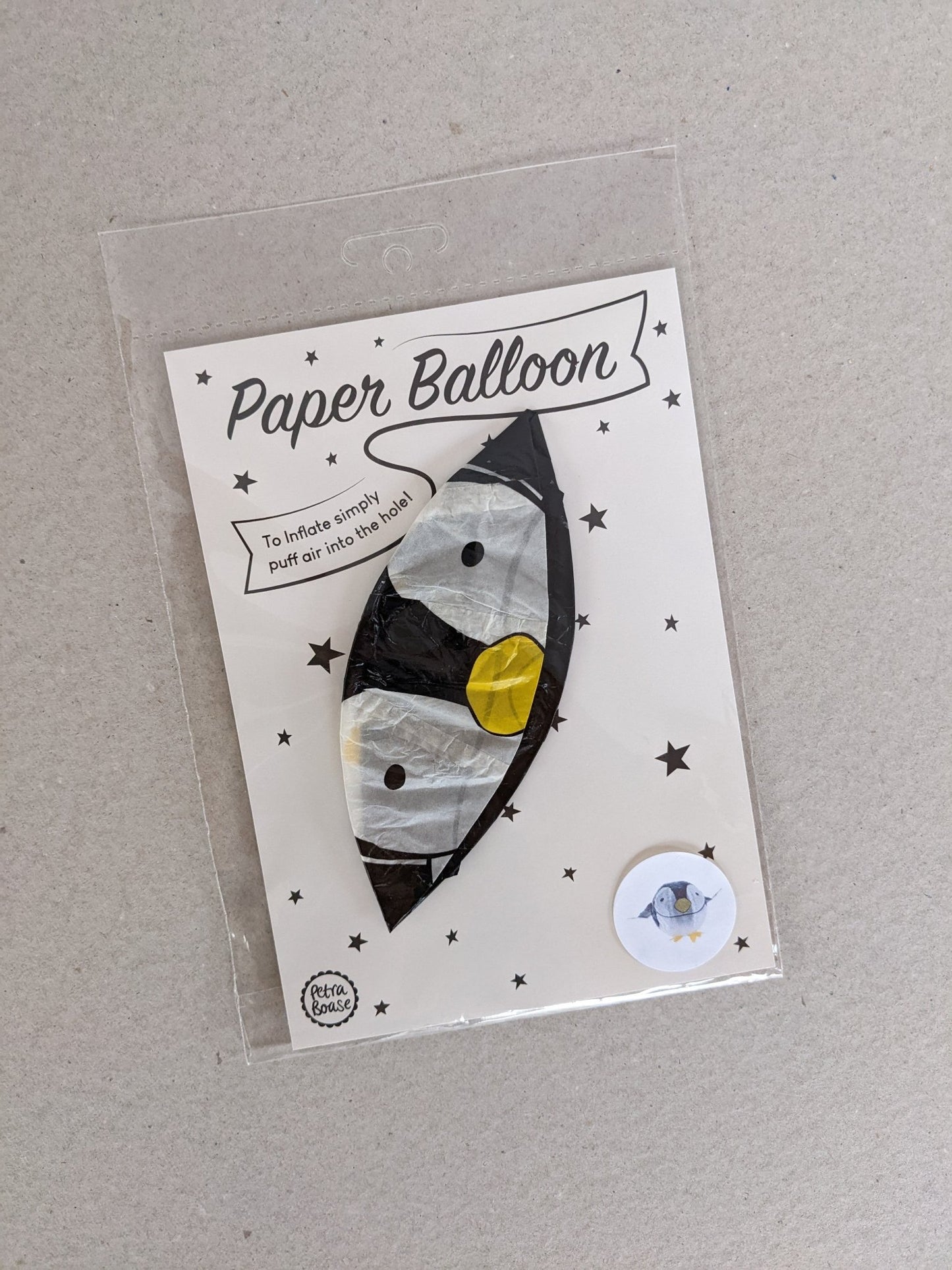 Paper Balloon - Penguin - The Stationery Cupboard