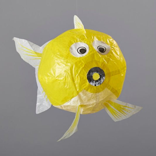 Paper Balloon - Yellow Fish - The Stationery Cupboard