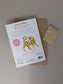 Pin Puppet Greetings Card - Cheetah - The Stationery Cupboard