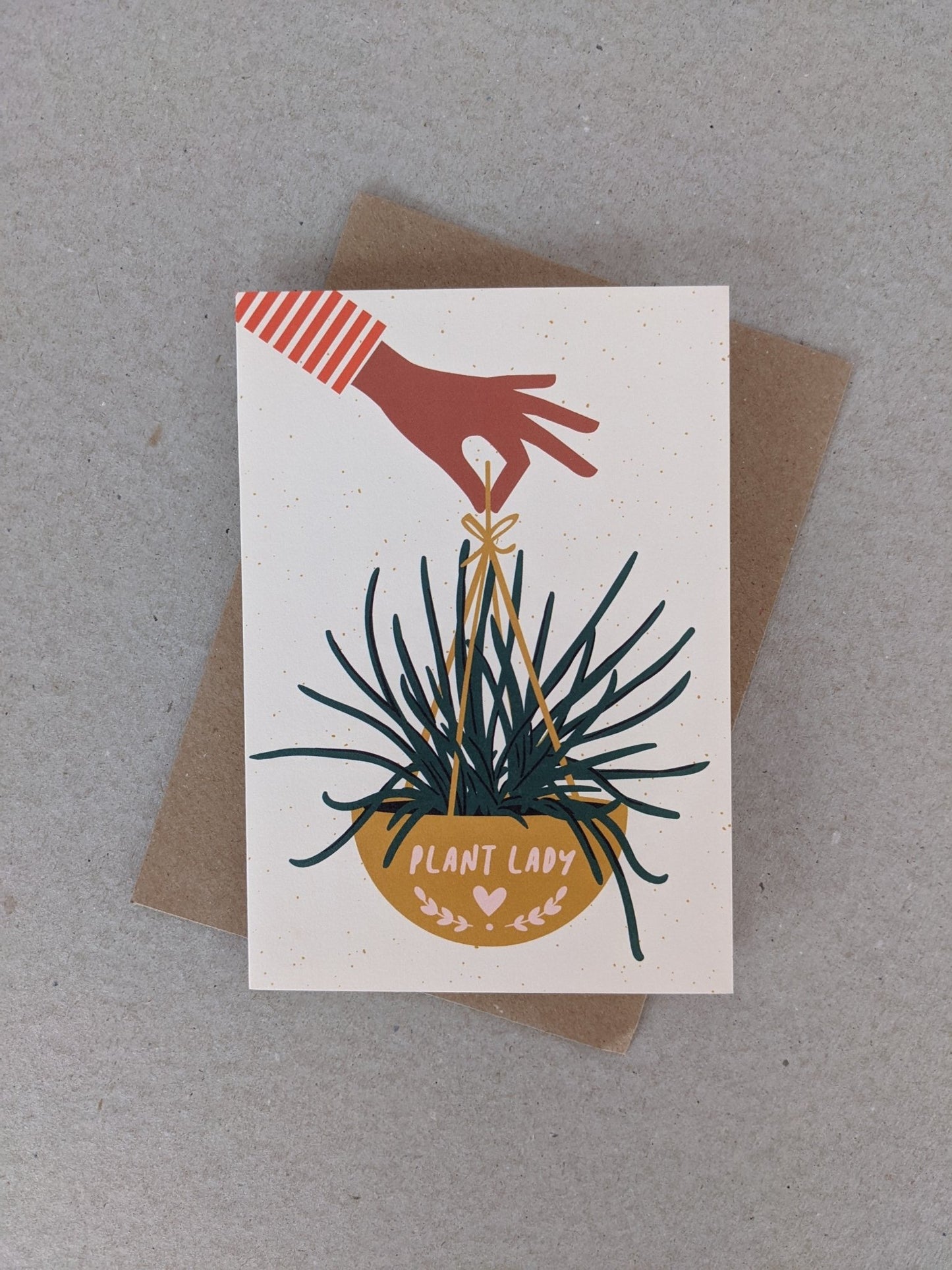 Plant Lady Greetings Card - The Stationery Cupboard