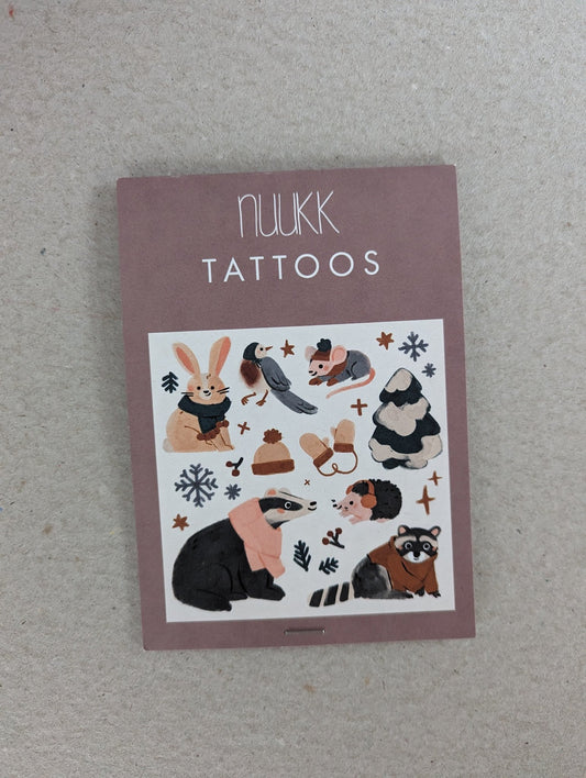 Plastic-free Temporary Tattoo - Hats and Gloves - The Stationery Cupboard