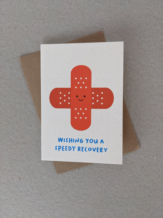 Speedy Recovery Greetings Card - The Stationery Cupboard