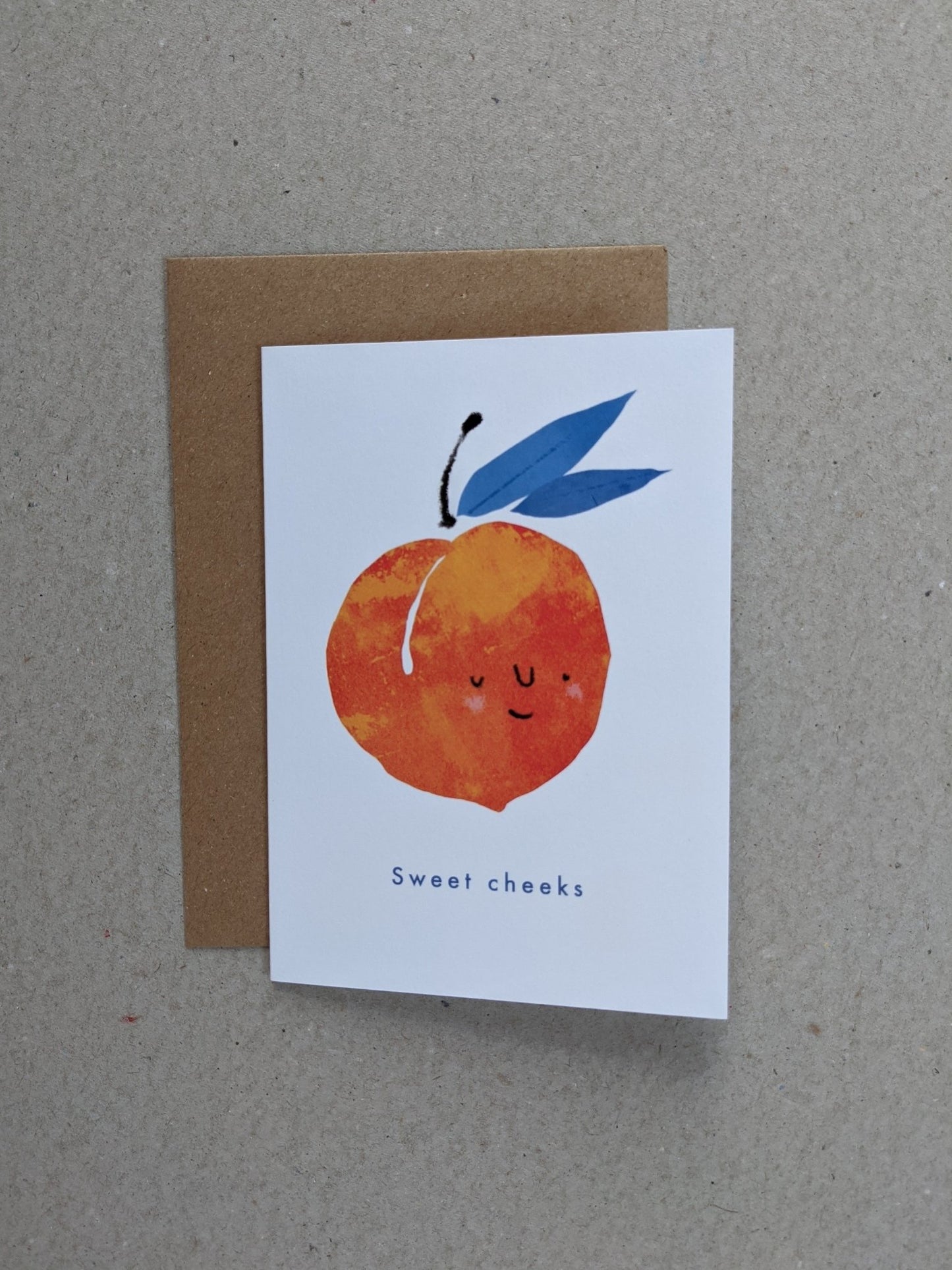 Sweet Cheeks Greetings Card - The Stationery Cupboard