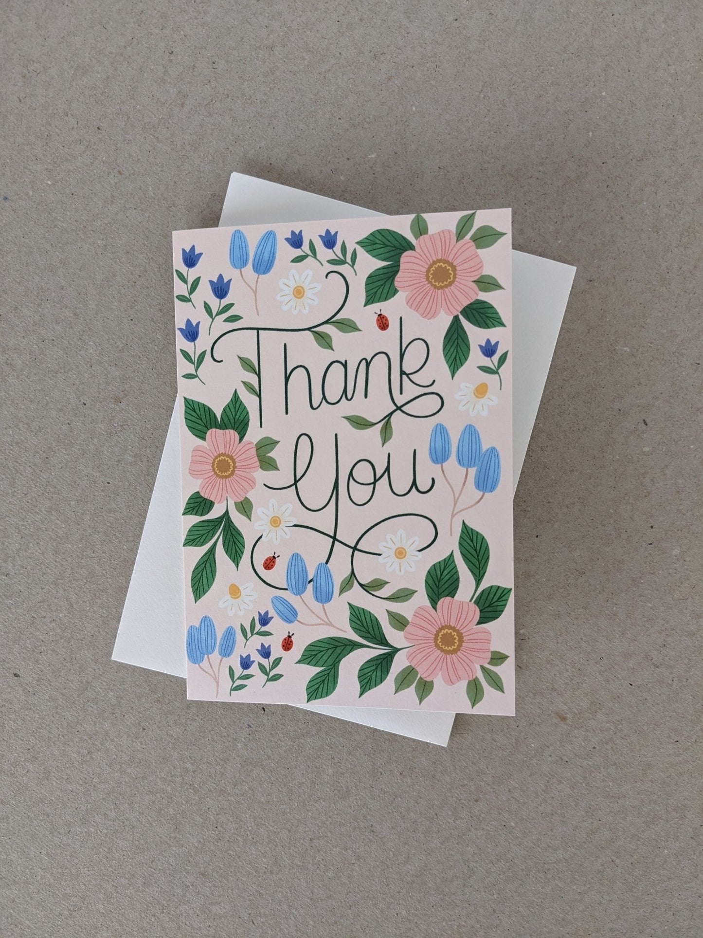 Thank You Greeting Card - The Stationery Cupboard