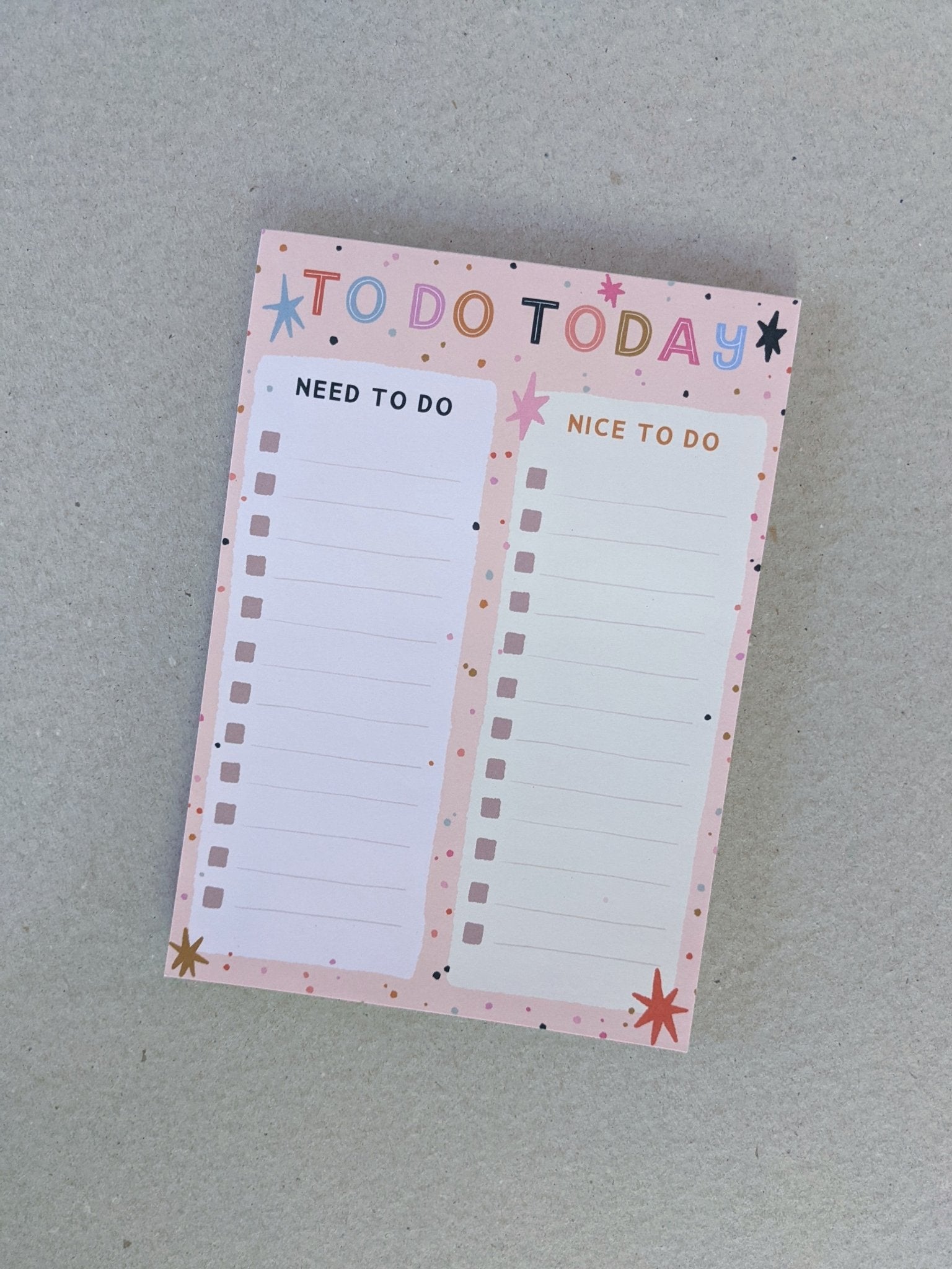 To Do Today A5 Pad - The Stationery Cupboard