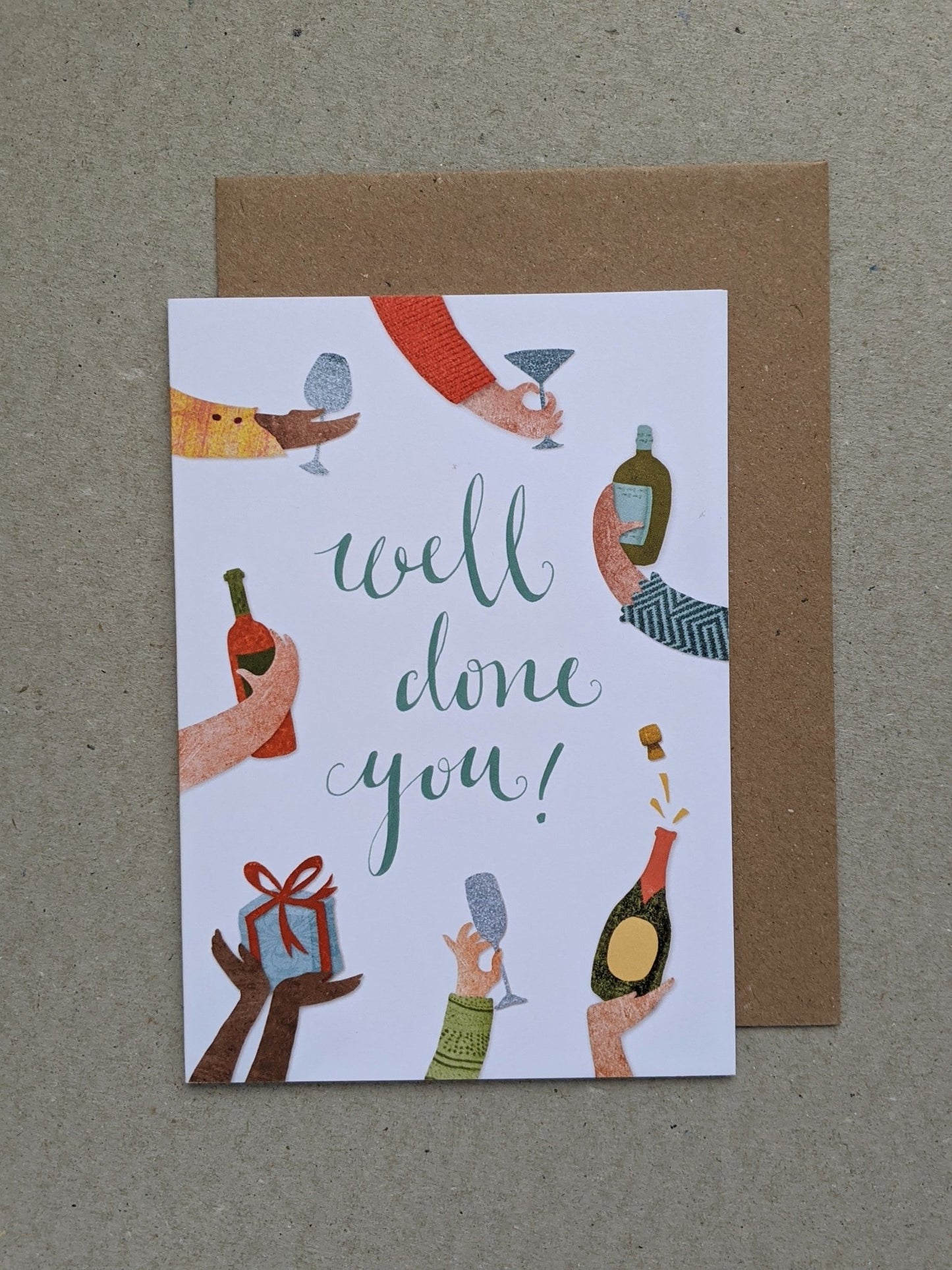 Well Done You celebration greetings card - The Stationery Cupboard